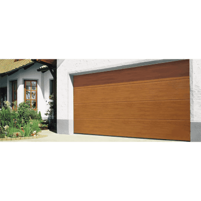 Sección para puerta de Garage / linea central / IMITACION MADERA / Para GARAGE189W / Estilo Americana.