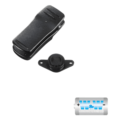 Clip con Rótula para Cinto para ICF3GS, ICF3GT, ICF4GS, ICF4GT, ICF30GS, ICF30GT, ICF40GS, ICF40GT, ICF11, ICF11S, ICF21 e ICF21S.