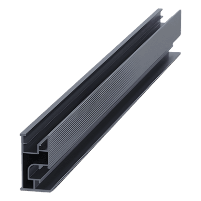 Riel 7 2100 mm aluminio anodizado