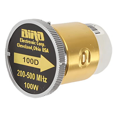 Elemento de 100 Watt en Línea 7/8" para Wattmetro BIRD 43 en Rango de Frecuencia de 200 a 500 MHz.