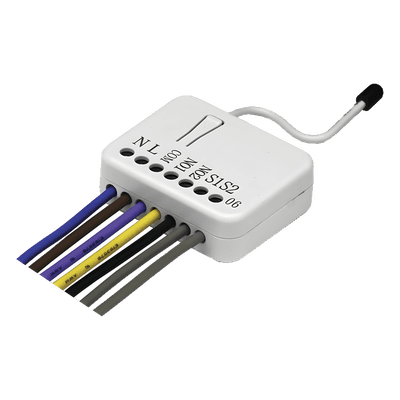 Modulo de relevador, tecnología inalámbrica Z-WAVE, compatible con HUB HC7, panel de alarma L5210, L7000, Total Connect y Alarm.Com