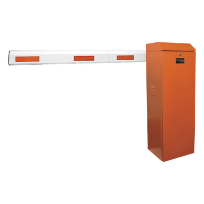 Kit de Barrera Vehicular Izquierda Color Naranja y Brazo de 3 m 