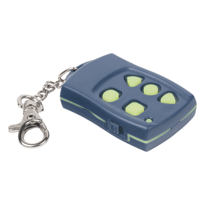 Control Remoto RF 433 MHz / Alcance 30 m (98.4 ft) / 1 Canal / Código Rolling Anti-Clon / Compatible ACCESSPRO220 y ACCESSPRO300 / Batería A23 12V (No Incluida)