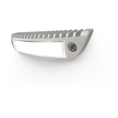 Luz de cortesía con bisel color blanco ideal para ambulancias y vehículos de rescate