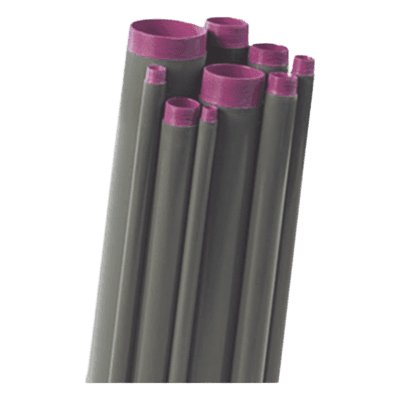 Tubo Conduit rígido de aluminio de 3/4” (19 mm) con recubrimiento de PVC de 3.05 m con cople.