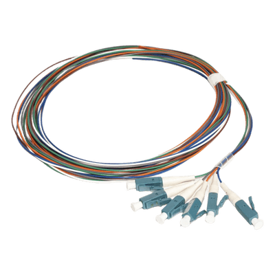 Kit de 6 Pigtails con Conector LC, Multimodo 50/125 OM4, 900um, de 1 Metro (3.28 Pies)