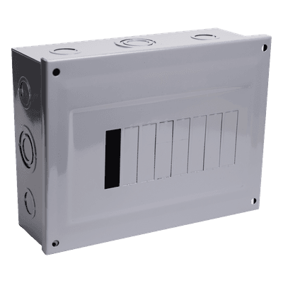 Centro de Carga para Sobreponer, 08 Polos, 100 A, 1 Fase 3 Hilos, 120/240 V AC, 60Hz