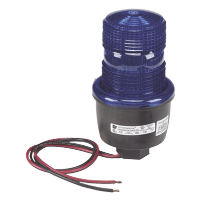 Luz de advertencia LED serie Streamline, 120 Vca, color Azul