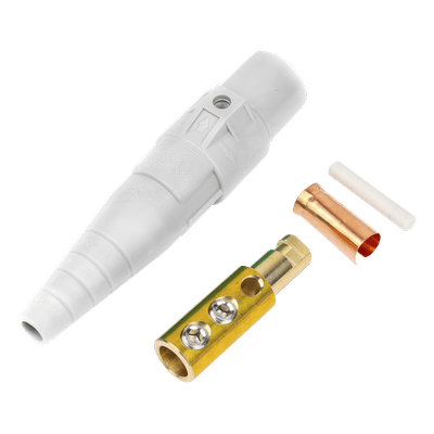 Conector Macho Camlock / 400 Amperes / 600V AC / Sección Cable 50-95 mm² / Abrazadera Compresión / Plástico Ingeniería / Múltiples Colores