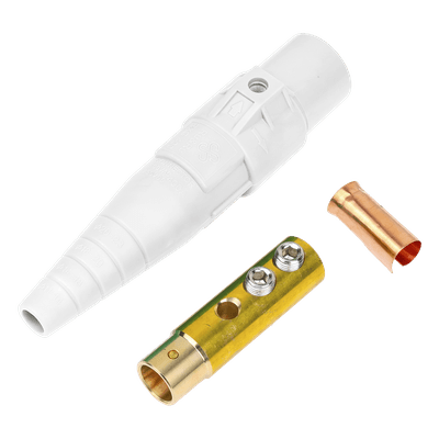 Conector camlock 400 AMPERES HEMBRA COLOR BLANCO