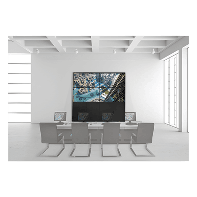 Kit Videowall 2X2 / Incluye 4 Pantallas de 55" / Decoder / Base de Piso / Accesorios de Instalación