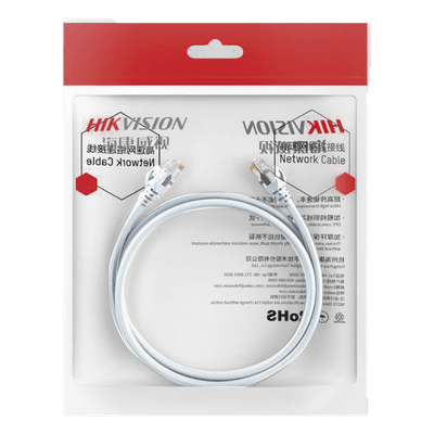 Cable de Parcheo (Patch Cord) / UTP / Cat. 6 (24 AWG) / 0.50 Metros (1.64 Pies) / Color Blanco / Ideal para PoE+ / Interior