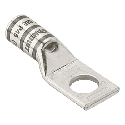 Zapata de compresión LCA4/0-56-X para cal. 4/0 Awg, Barreno para tornillo prisionero de 5/16, 1 Pz
