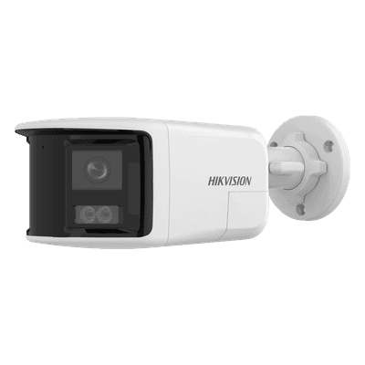 CÁMARA RED BALA FIJA INTELIGENTE HÍBRIDA 6 MP / LUZ SMART HYBRID LARGO ALCANCE / 180° CAMPO DE VISIÓN / COMPRESIÓN H.265+ / ALMACENAMIENTO SD 512 GB / EXTERIOR IP67 / AUDIO BIDIRECCIONAL / ALARMA ESTROBOSCÓPICA / DET