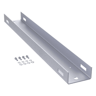 Montaje de Poste Para Gabinetes OSP ComLine de 600 mm de alto (12 UR), De Aluminio, Color Negro