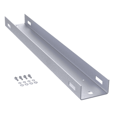 Montaje de Poste Para Gabinetes OSP ComLine de 1200 mm de alto (25 UR), De Aluminio, Color Negro