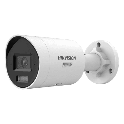 [Dual Light ] Bala IP 12 Megapixel (UHD) / Lente 2.8 mm / 40 mts Luz Blanca + 40 mts IR / ACUSENSE / Exterior IP67 / WDR 120 dB / PoE  / Micro SD / Metal / ACUSEEK / Captura Facial / NEMA 4X (Anticorrosión)