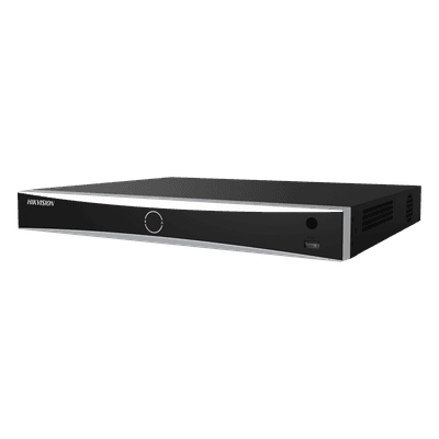 [AcuSeek] NVR 12 Megapixel (4K) / 32 canales IP / 16 Puertos PoE+ / Recocimiento Facial / AcuSense (Evita Falsas Alarmas) / 2 Bahías de Disco Duro / HDMI en 4K / Alarmas I/O / 300 Metros PoE Modo Extendido