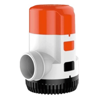 Bomba Sumergible Eléctrica Marina SEAFLO 12V / 3700 GPH (14,000 LPH) / No Automática / Protección Anti-Aire / Sellos Herméticos / Cableado Marino Bloqueado / Puertos Rectos o 90° / Impulsor Grande / Motor Robusto / Conector