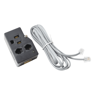 Protector Plug 120 V / 15 A / 40,000 A / Telco RJ11 / LED Diagnóstico y Tornillo Fijación