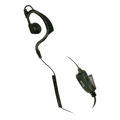 Kit de Micrófono-Audífono en forma de gancho para KENWOOD NX-200/300/410, TK-480/2180/3180