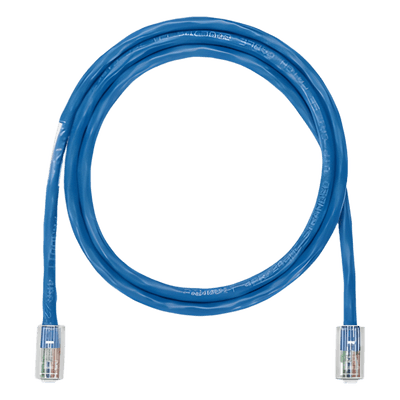 Cable de Parcheo UTP Categoría 5e, con Plug Modular en Cada Extremo - 4.3 Metros (14.11 Pies) - Azul