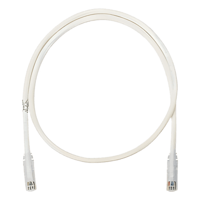 Cable de Parcheo UTP Categoría 6, con Plug Modular en Cada Extremo - 3 Metros (9.84 Pies) - Blanco Mate