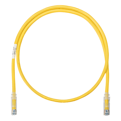 Cable de Parcheo UTP Categoría 6, con Plug Modular en Cada Extremo - 2 Metros (6.56 Pies) - Amarillo