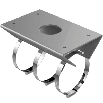 Montaje de Poste  para Exterior / Compatible con PTZ HIKVISION / epcom / HiLook