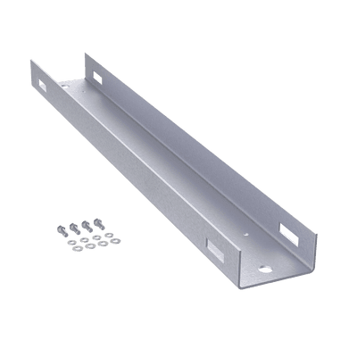 Montaje de Poste Para Gabinetes OSP ComLine de 1200 mm de alto (25 UR), De Aluminio, Color Negro