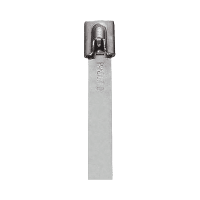 Cincho StrongHold  de Acero Inoxidable Tipo 304, 679 mm largo x 25 mm ancho, Color Metálico, Paquete de 50pz