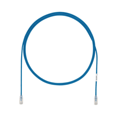 Cable de Parcheo UTP Cat6A, CM/LSZH, Diámetro Reducido (28AWG), Color Azul, 17 Metros (55.77 Pies)