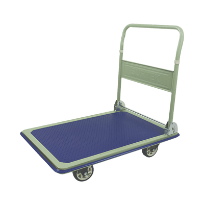 Carro Plataforma con capacidad 300 Kg / Base metálica resistente con protección plástic / 4 Ruedas TPR duraderas."