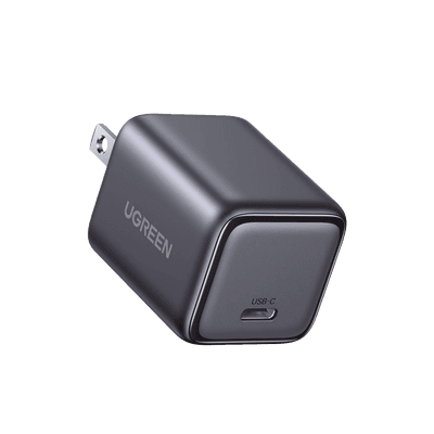 Cargador Mini de 30W | 1 USB-C de Carga Rápida | Tecnología GaN II | Carga Inteligente | Múltiple Protección | Mayor Eficiencia Energética | Tamaño Compacto.