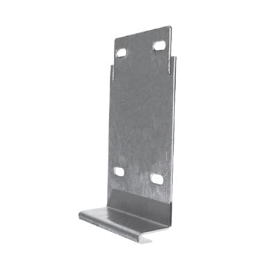 Placa salida a tubo automática vertical de 33mm, con acabado Electro Zinc 