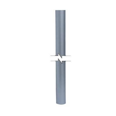 Mástil de Aluminio de 2" cal. 18  de 3 Metros de Longitud.