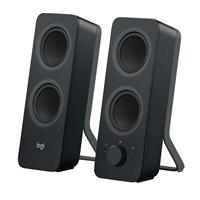 Bocinas Logitech Z207 negro 2.0 Bluetooth y conexion 3.5 PC/MAC / MP3