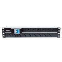 Barra PDU, Intellinet,714075, 15 cont. GAB / Rack 19, 2U, contra corto circuito