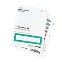 Paquete de etiquetas con codigo de barras HP LTO-8 ultrium RW