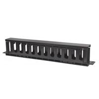 Organizador horizontal, Intellinet,714679. 19, 1U plastico 8CM