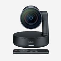 Camara rally PTZ Logitech premium 4K 30FPS control automatico zoom FHD 15X campo visual 90. videoconferencia.