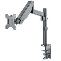 Soporte monitor, Manhattan,461580, P/1 monitor 17 a 32 escritorio, piston, brazo largo