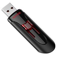 Memoria SanDisk 64GB USB 3.0 cruzer glide Z600 negro C/rojo SDCZ600-064G-G35