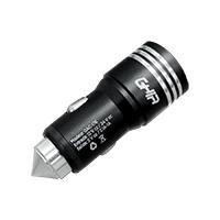 Cargador para auto Ghia 2 puertos USB