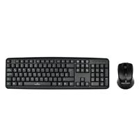 Kit de teclado y mouse alambrico conector USB Perfect Choice - Negro