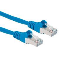 Cable patch, Intellinet,741484, CAT 6A, 2.1M( 7.0F) S/FTP azul