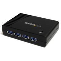 HUB USB 3.0 de 4 puertos - Adaptador concentrador HUB USB 3.0 super speed de 4 puertos con alimentacion independiente - 4X USB a hembra - 1X USB B hembra - StarTech.com mod. ST4300USB3