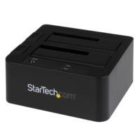 Base docking station USB 3.0 con uasp de 2 bahias para disco duro o SSD SATA III de 2.5 o 3.5 pulgadas - Intercambio en caliente - StarTech.com mod. SDOCK2U33
