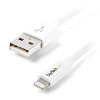 Cable de 2M lightning de 8 PIN a USB a 2.0 para Apple ipod iPhone iPad - Blanco - StarTech.com mod. USBLT2MW