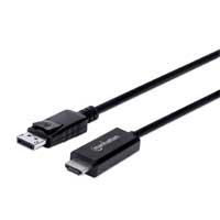 Cable DisplayPort, Manhattan,153201, - HDMI M-M 4K 1.8M